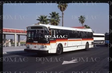 RTD-SCRTD. FLXIBLE BUS #7406. Los Angeles (CA). Original Slide 1985. (A) LAX.