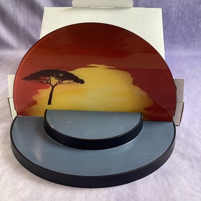 Swarovski 2010 Lion King Glass Background Sunset Display Retired & #1075953