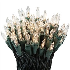 100 LED Twinkle Lights On Green Wire, 20.6 Ft For Party Wedding