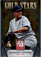 2015 Panini Elite #24 Mariano Rivera Gold Stars