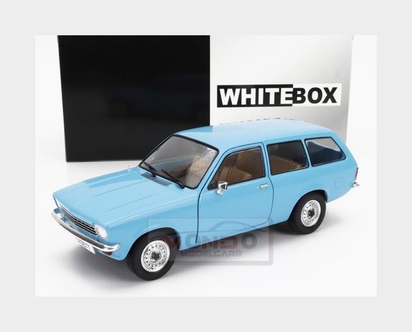 1:24 Whitebox Opel Kadett C Caravan Sw Station Wagon 1973 Light Blue WB124192-O-image