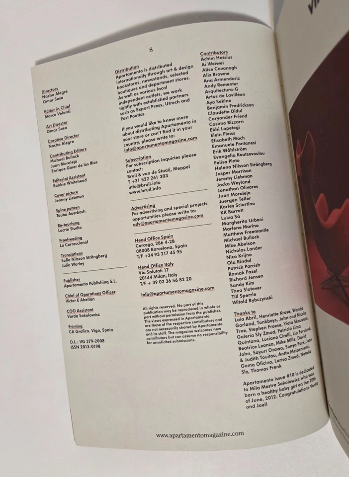 Apartamento Magazine — Issue 10 | Autumn/Winter 2012-13 - Image 2 of 4