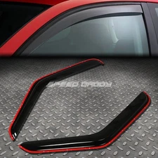 FOR 92-06 E150/E250-E550 SMOKE TINT WINDOW VISOR SHADE/SUN WIND/RAIN DEFLECTOR