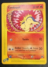 Pokemon TCG Cyndaquil 105/165 Expedition Base Set 2002 ereader