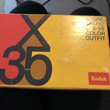 KODAK INSTAMATIC X-35 Color Outfit With box Untested
