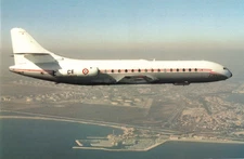 Postcard Airline Sud Aviation SE 210 Caravelle 3 F-ZACE Avimage CC8.