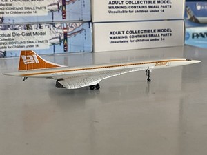 航空機・ヘリコプター Jet-X 1/400 Concorde BRANIFF Chrome Concorde Braniff | eBay