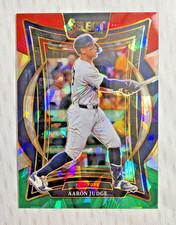 2025 Panini Select Aaron Judge Red & Green Ice Prizm #26 Concourse Level Yankees