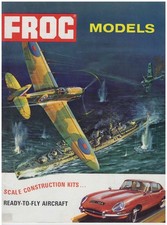 Frog UK Vintage Antik Modellbau-Katalog Prospekt Modelbausätze Kits von 1966