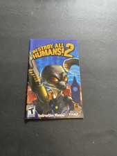 destroy all humans 2 ps2 Manual only