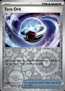Tera Orb 189/191 Surging Sparks Reverse Holo