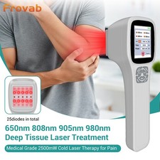 2.5W Laser Therapy LLLT Device Red NIR Laser Therapy for Wound Heal Pain Relief