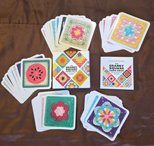 The Granny Square Card Deck 50 Mix  Match Designs With Booklet