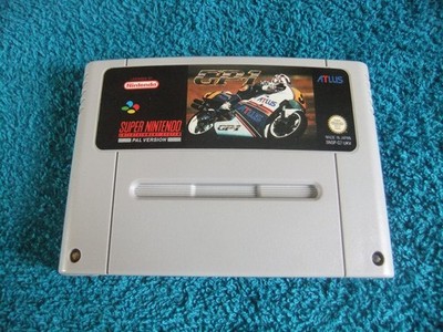 GP-1 MOTORRAD RACING SUPER NINTENDO / SNES SPIEL CARTRIDGE