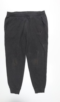 Schwarze Jogginghose Herren UK Größe L Puma Regular Fit