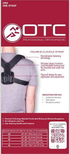OTC Clavicle Strap, Figure-8 Style, Select Series, X-Large - Picture 2 of 5