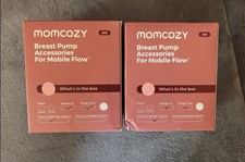 momcozy M9 Flange, Storage Lid, Flange Cover, Milk Collector Set Pink