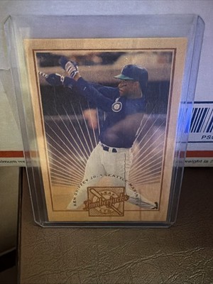 Ken Griffey jr 1996 Leaf Limited LUMBERJACKS #1 REAL WOOD INSERT CARD /5000