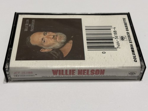 Willie Nelson Sings Kristofferson 1979 Cassette Tape CT36188 Kris Country Music - Picture 5 of 5