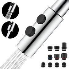 Metal Kitchen Sink Faucet Head Replacement, Chrome Kitchen Faucet Spray Head wit