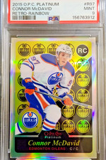2015-16 O-Pee-Chee Platinum - Connor McDavid #R97 - Retro Rainbow BEAUTY PSA 9!