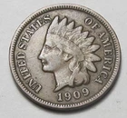 1909 INDIAN HEAD CENT,MOST OF LIBERTY, VERY NICE COIN!!!!(A3)