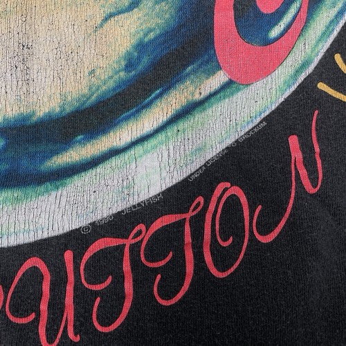 Vintage 90s Jellyfish Bellybutton Tour T Shirt - Black Single Stitch - Size XL - Picture 7 of 12