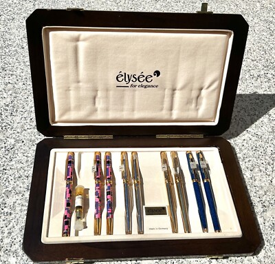 ***NEW OLD STOCK!*** ELYSEE Collectors case with 9 pens, incl. Edition 1, box