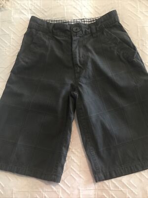 Target Brand Boys Grey Black Long Shorts Pockets