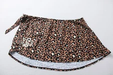 Marleylilly Women's Monogrammed Side Knot Sarong WR4 Cheetah Size 2XL/3XL NWT