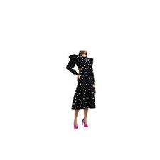 Carolina herrera polka dot puff sleeve  dress