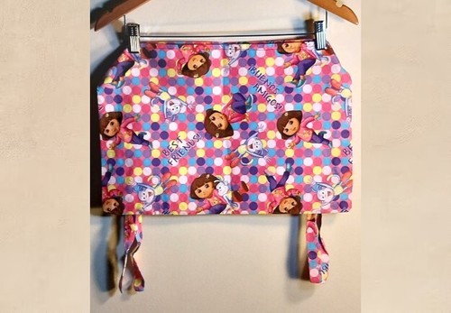 Dora la Exploradora y Botas Delantal Reversible Niños Calzoncillo Amistad Artes Creativas - Imagen 5 de 8