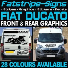 fits Fiat Ducato Graphics Stickers Decal Camper Van Motorhome MOTOCROSS BIKE