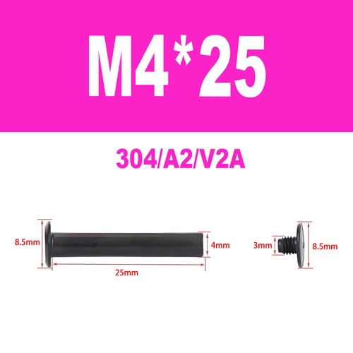 Edelstahl A2 V2A Möbelschrauben Hülsenschrauben Verbindungsschraube M4-M5 - Bild 18 von 50
