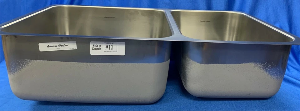 Fregadero doble American Standard Prevoir de acero inoxidable con montaje inferior Foto 3 de 4