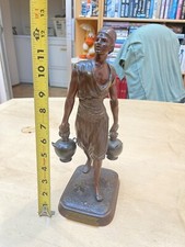 FRANCE,ANTIQUE BRONZE FIGURINE OF AN ARAB DEL...