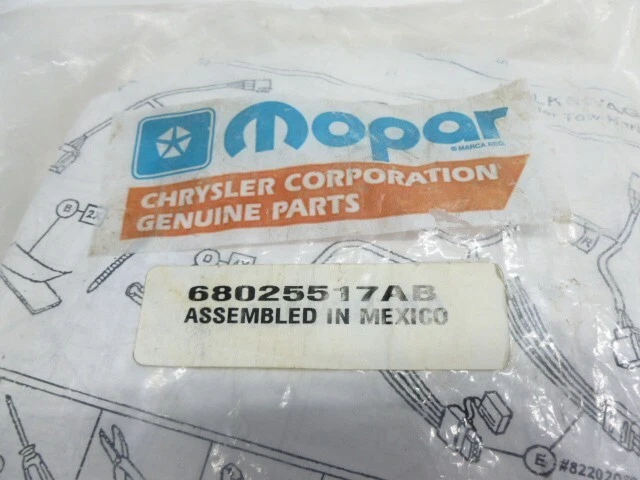 09-10 Chrysler Town & Country VW Routan remolque enganche arnés OEM 68025517AB Foto 2 de 3