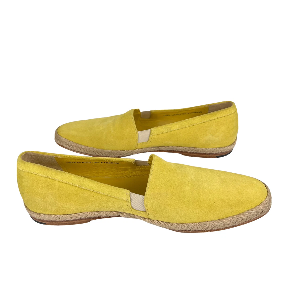 Yellow sales bally shoes