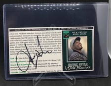 1999 Kash N Karry NFL Golf Shoot-Out IRVING FRYAR Cut Autograph Signed Program
