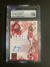 2021-22 Panini Court Kings Jalen Green Heir Apparent Rc Mint 10 Auto /125 CSG 10