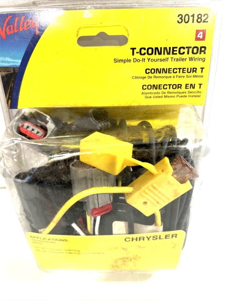 Kit de cableado de remolque Valley T-Connector 30182 para Chrysler Sebring 07-08 Foto 3 de 4