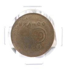 Manila, Philippines Franco Bros Record Center 20 1940's Token 22mm SP3361