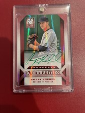 2013 Panini Elite Extra Edition Green Ink /10 Corey Knebel #125 Auto