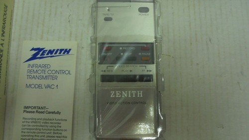 ZENITH VCR NEW REMOTE - Picture 2 of 10