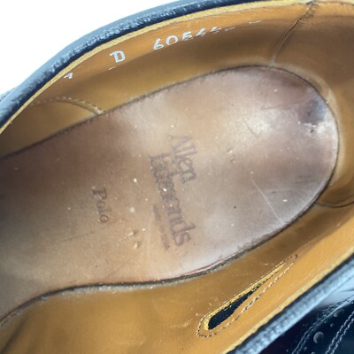 Allen Edmonds Polo Burgundy & Black Saddle Oxfords Dress Shoes