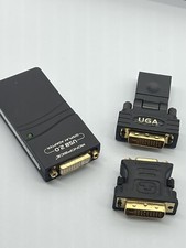 UGA USB 2.0 Display Adapter Monoprice/ DVI TO HDMI/ DVI TO VGA - Very Good.
