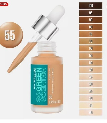 Nueva base de aceite tintada Maybelline Green Edition Superdrop elige tu tono - Imagen 36 de 53