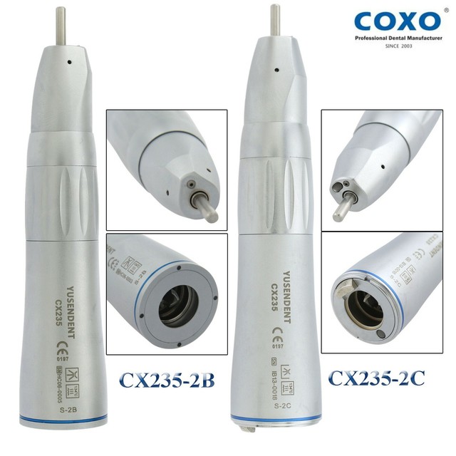COXO Dental 11 Straight Angle Handpiece Fiber Optic Titanium Ti MAX NSK 2B 2C eBay