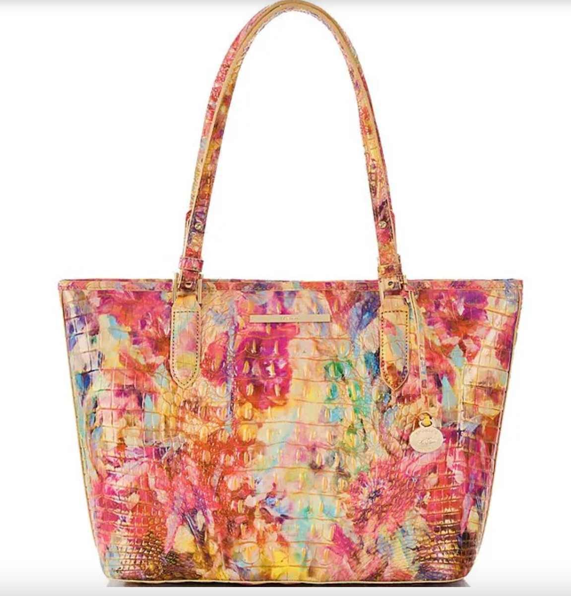 NWT BRAHMIN Melbourne Collection Happy Hour Medium Asher Tote Bag