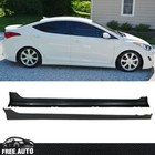 Fit for 11-16 Hyundai Elantra Durable Side Skirt PP Material OE-Style Sedan Only